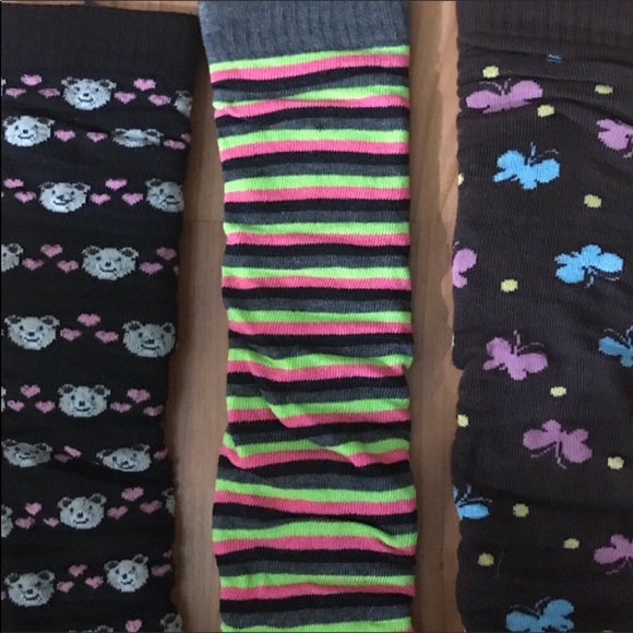 BUNDLE 10 ASSORTED PAIRS LEG WARMERS - Picture 2 of 2
